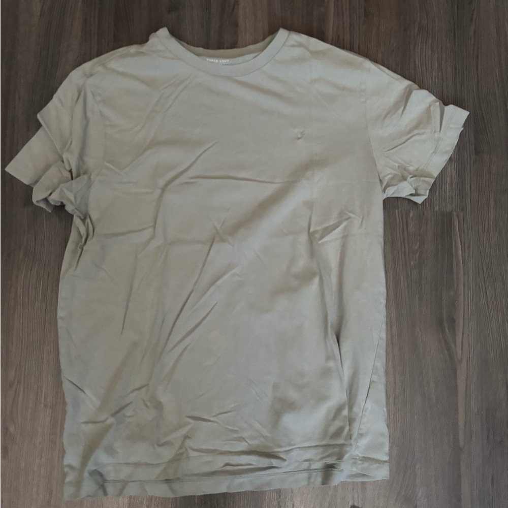 American Eagle Outfitters Light Tan Short Sleeve Tee